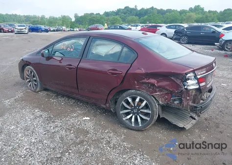 2014 Honda Civic Ex-L из США, поврежденный, VIN 19XFB2F91EE244616